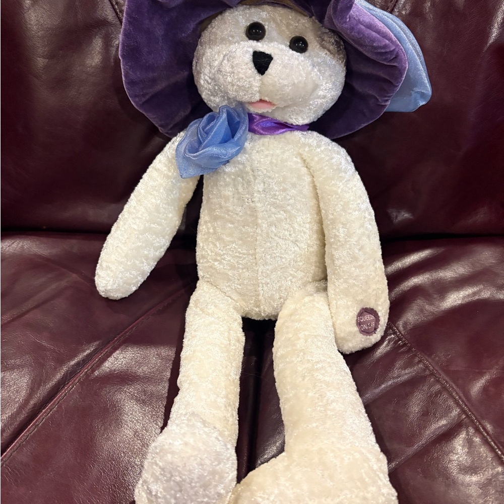 Chantilly Lane 22” JASMINE Teddy Bear Sing “I Will” John Lennon Working Musical